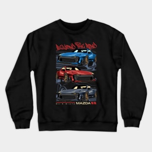 Miata MX-5 Racing Car Crewneck Sweatshirt